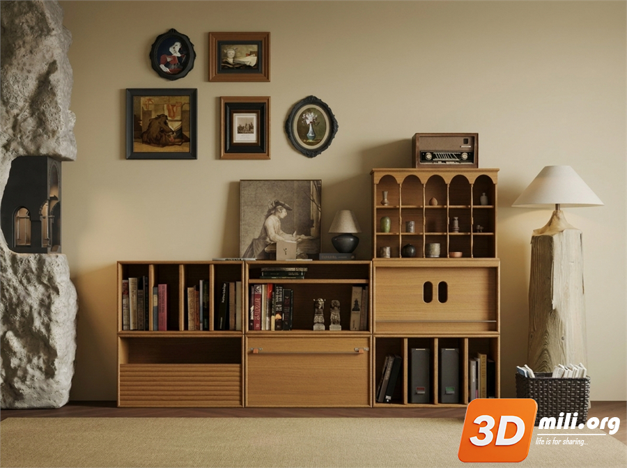 Bookcase Skp Files